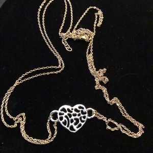 Merx Double Heart ❤️ Chain